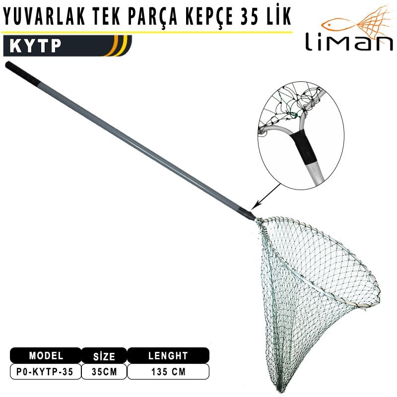 Liman Yuvarlak Tek Parça Misina Kepçe 35 lik - 135 cm