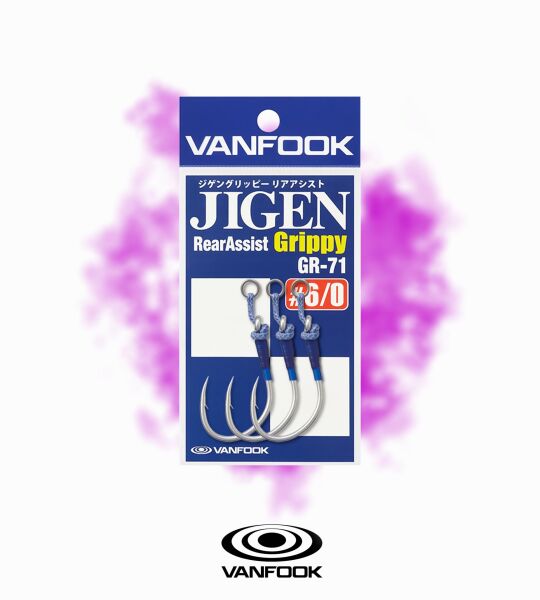 VANFOOK GR-71 JIGEN GRIPPY REAR ASSIST 3P #6/0
