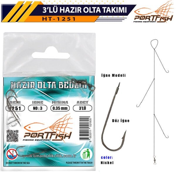 Liman 1251 Üçlü Hazır Yemli Takım