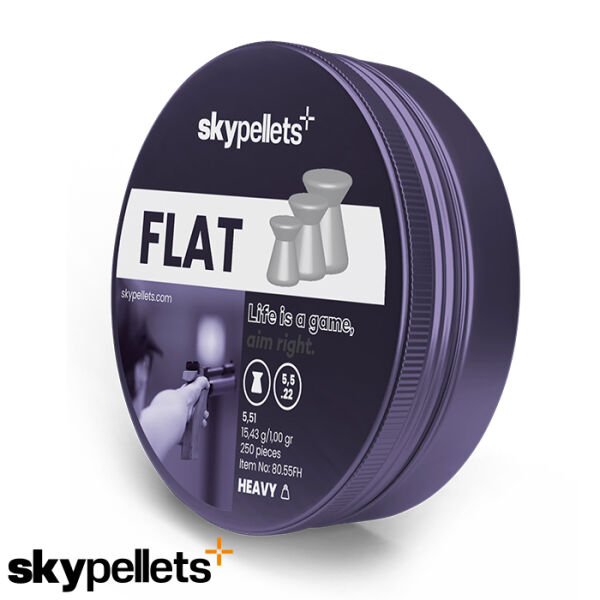 SKYPELLETS Flat Heavy 5,5mm 15,43 Gr H.  Saçma 250