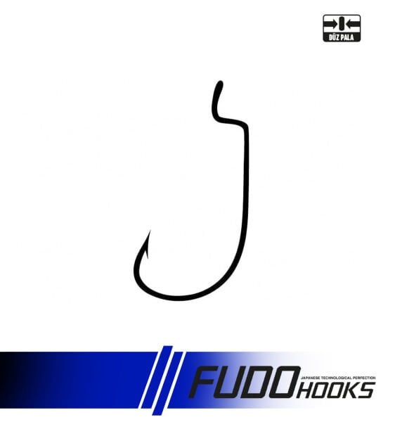 4911 FUDO WORM 108R #2 BLACK NIKEL 5P