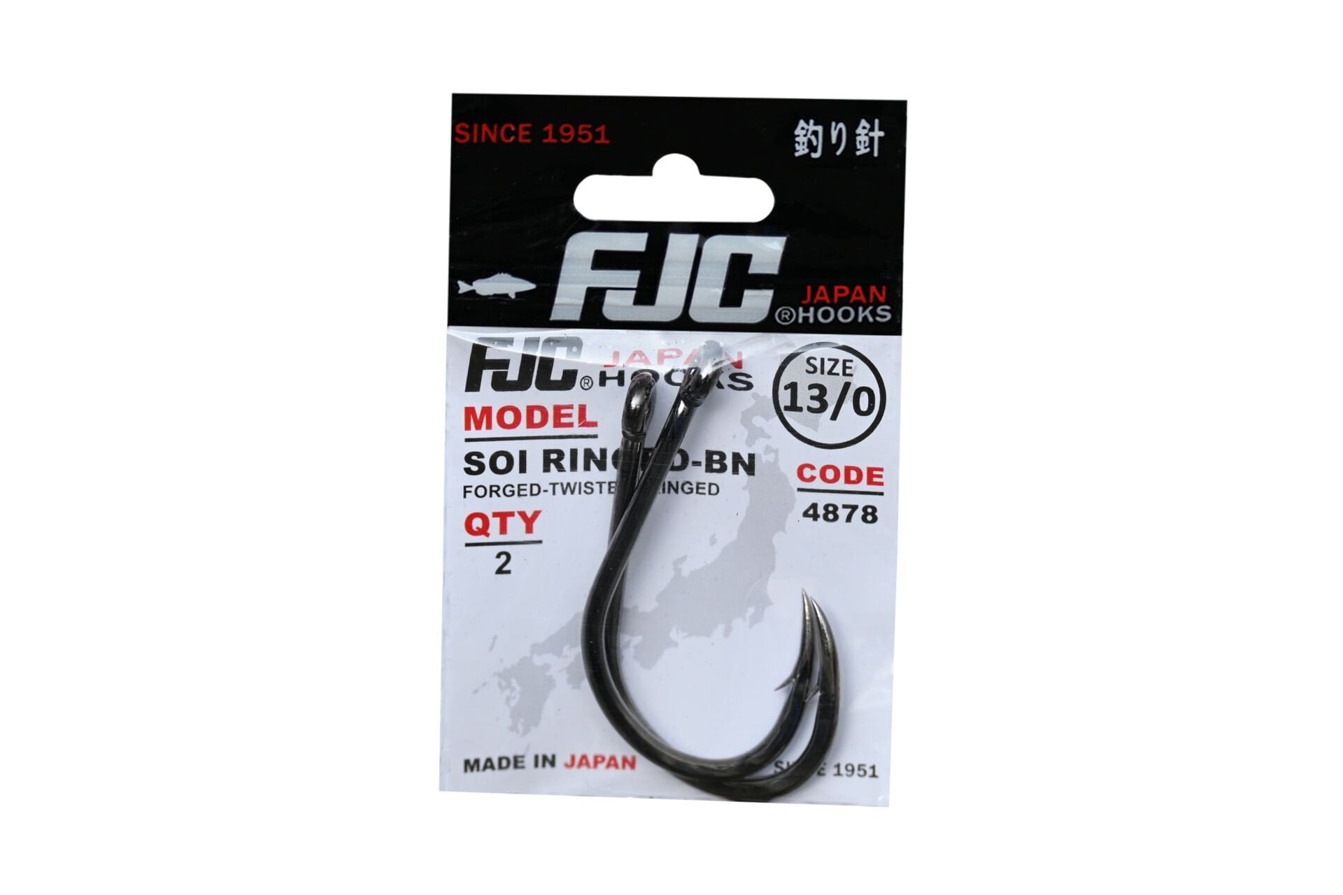 FJC4878 SOI RINGED BLACK NIKEL 6/0