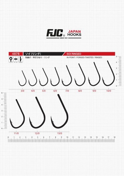 FJC4878 SOI RINGED BLACK NIKEL 6/0
