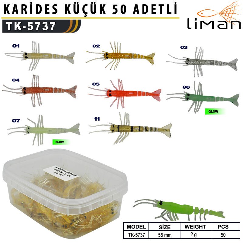 Liman Karides Silikon Küçük 50 adetli
