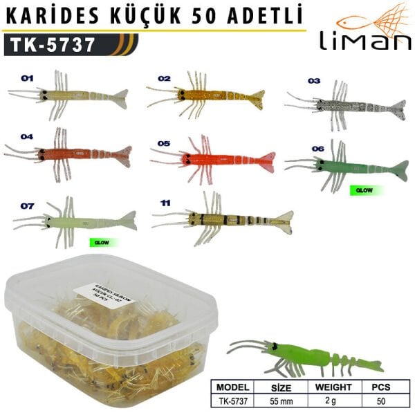 Liman Karides Silikon Küçük 50 adetli
