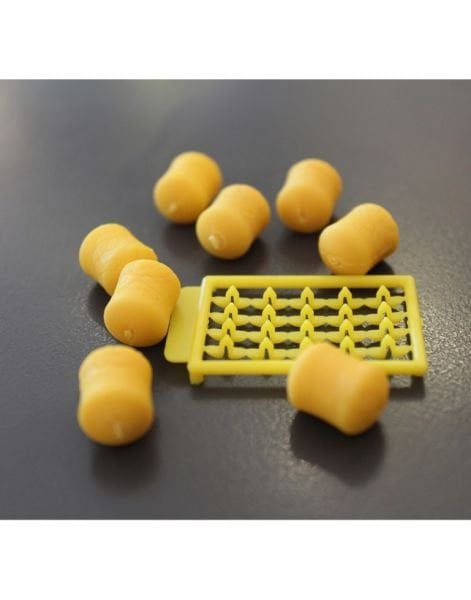 Captain 3498 Dumbell Yellow Color 8'li Paket Sazan Yemi