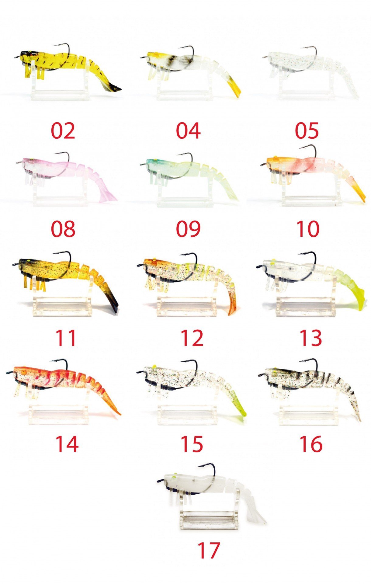 Captain 3064 Silikon Karides 3D 9 cm Suni Yem 8gr