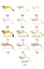 Captain 3064 Silikon Karides 3D 9 cm Suni Yem 8gr