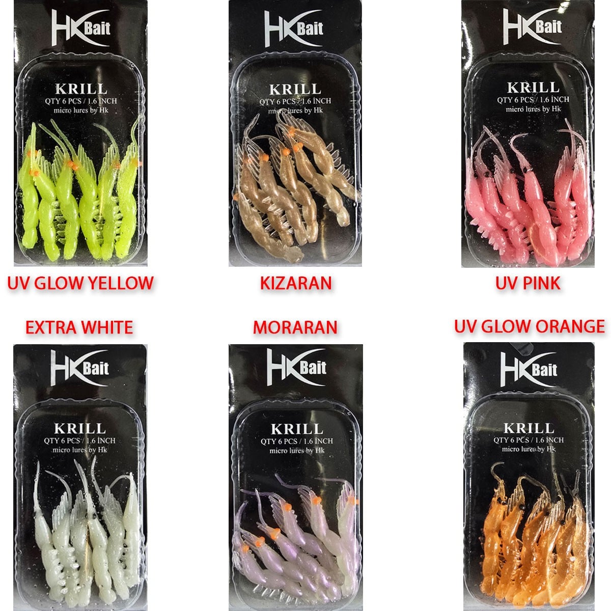 HKBAIT KRILL 1.6INCH MICRO SİLİKON KARİDES