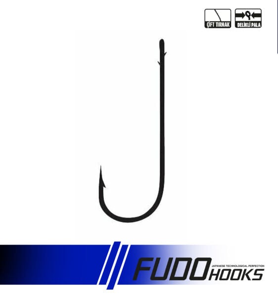 6111 FUDO WORM SSB2 #1/0 BLACK NIKEL 5P
