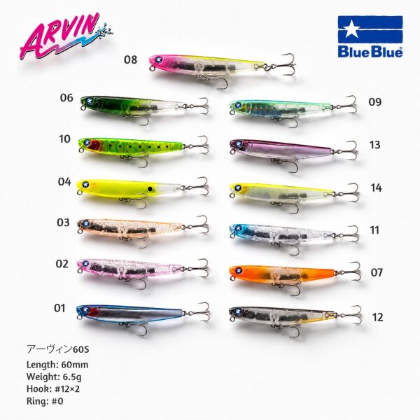 ARVIN 60 SINKING 6.5G GAGASIZ #03