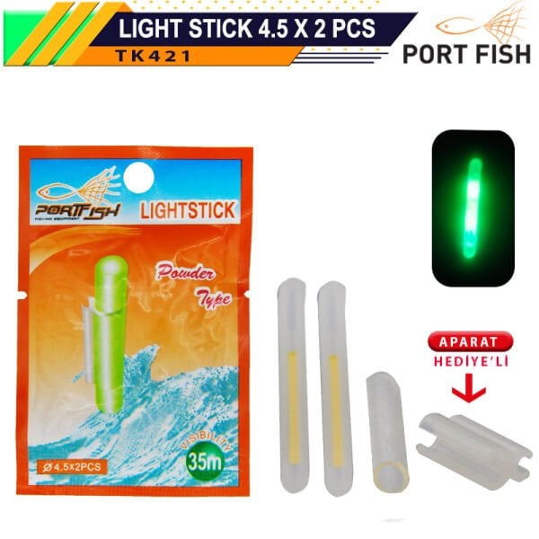 Portfish Fosfor 4.5x39 Çiftli Aparat Hediyel 50 Adetlii