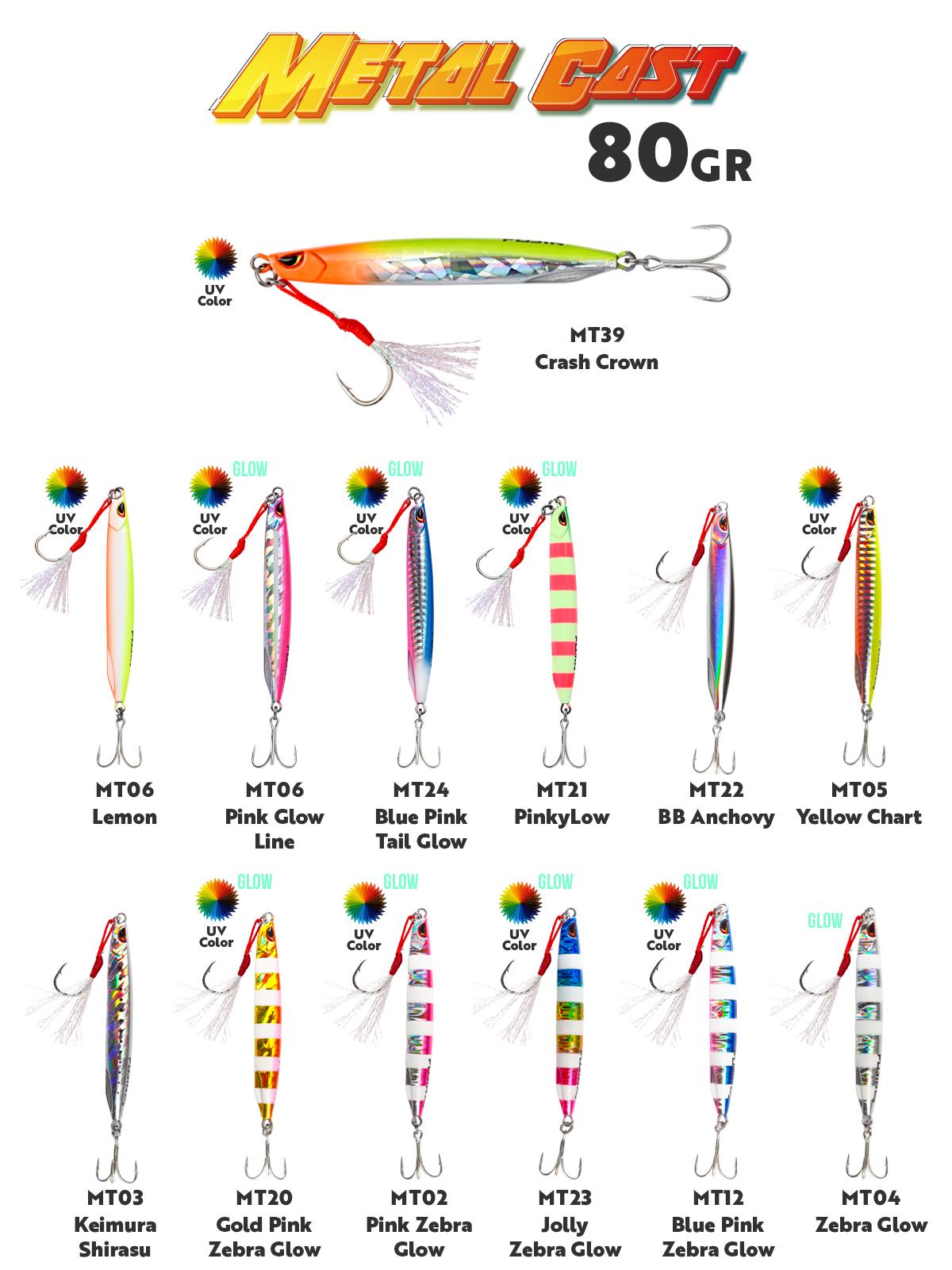 Fujin Metal Cast 80gr Shore Jig Metal Yem