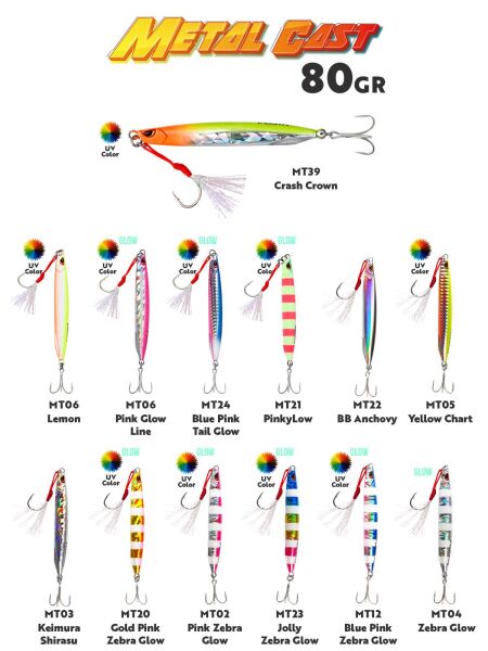 Fujin Metal Cast 80gr Shore Jig Metal Yem