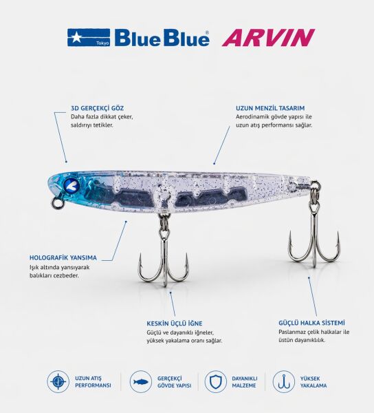 ARVIN 60 SINKING 6.5G GAGASIZ #11