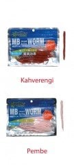 Captain 3460 Mad Bite Toprak Solucanı 8cm Aromalı Silikon Yem 10'lu Paket