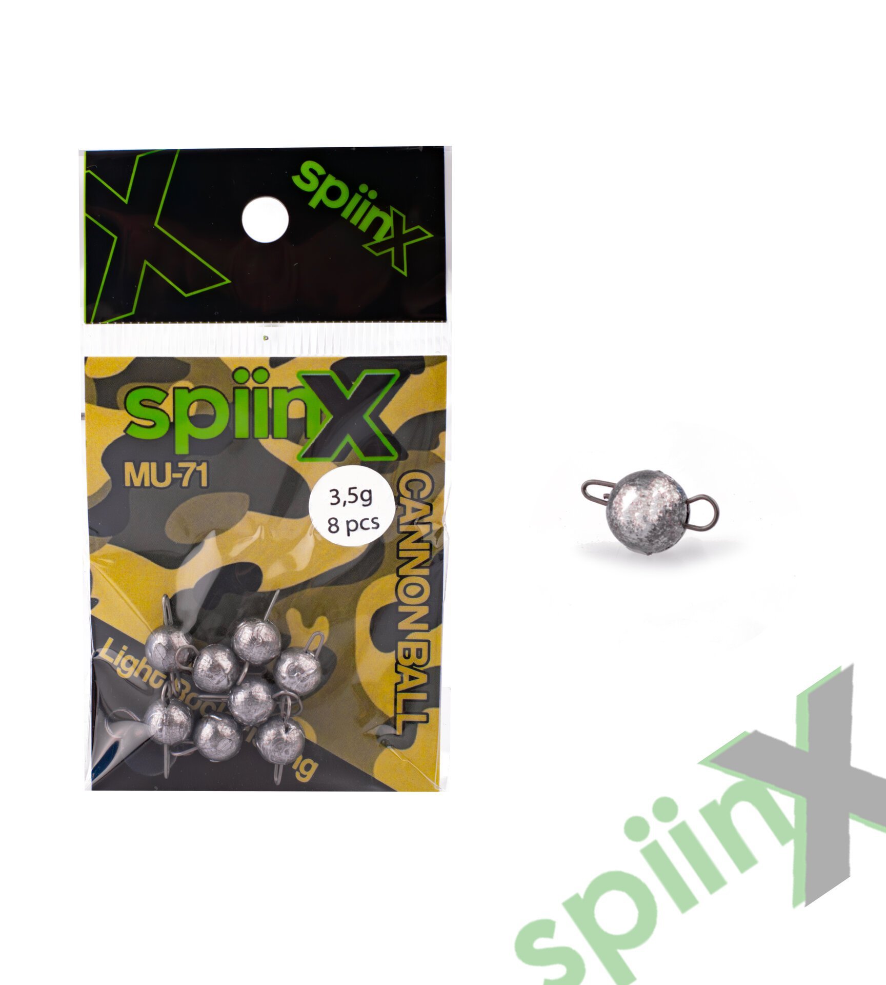 SPIINX CANNON BALL JIGHEAD HAM İĞNESİZ 3.5G 8P