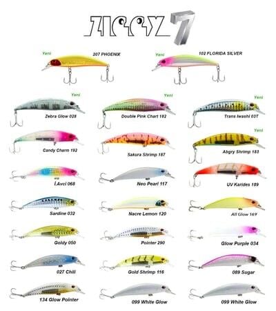 Fujin Ziggy 70mm 9.6gr Sinking LRF Maket Balık