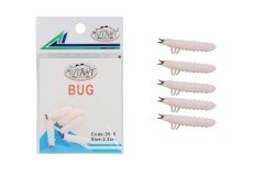 Captain 3516 Pukka Shad 9cm 7gr Levrek Silikonu 5'li Paket Suni Yem
