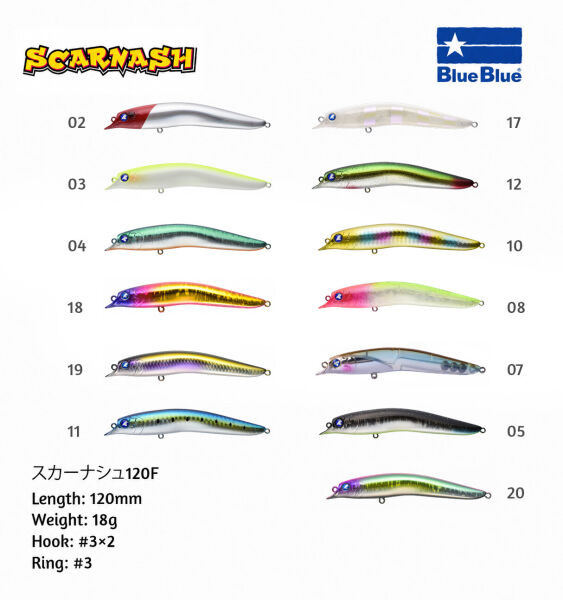 SCARNASH 120 FLOATING 18G #05
