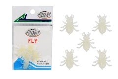 Mutant 3517 Fly Aromalı Sinek 1.6cm FLY Silikon Suni Yem 5'li Paket