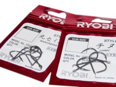 RYOBI JAPAN CHINU BLACK NIKEL PAPAĞAN ÇAPRAZ İĞNE 8 - 11 li paketlerde