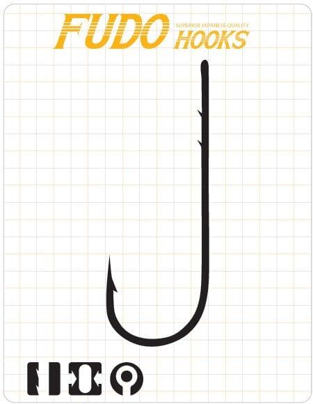 Fudo 6101 Worm SSB Black Nikel Uzun Pala Tırnaklı İğne