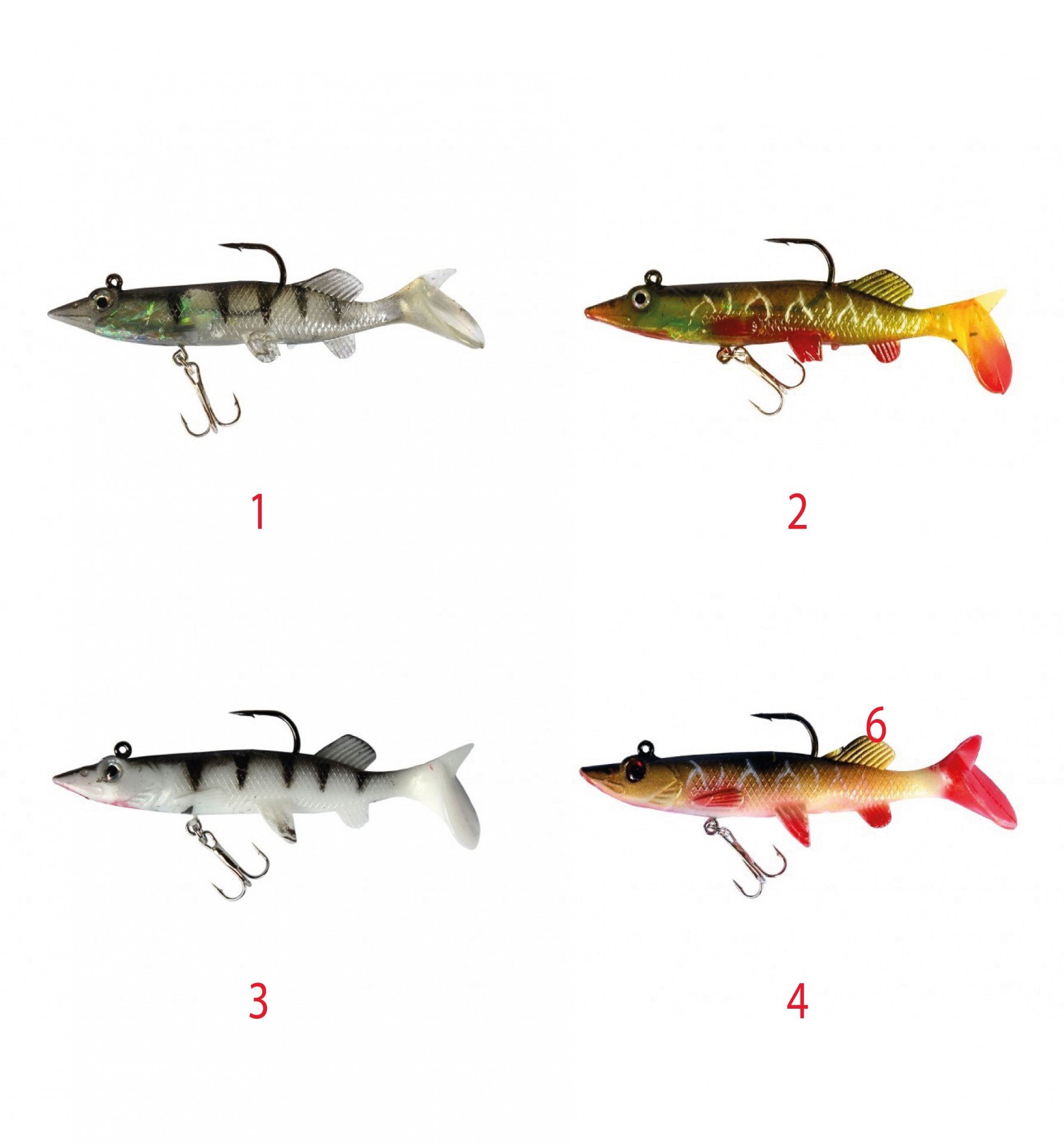 Captain 3547 Steady Pike Soft 12cm Turna Silikonu Suni Balık