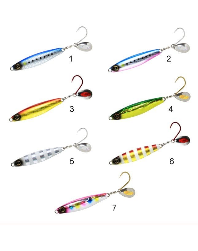 Hayabusa FS 437 Jack Eye Sawara Cast Spin 30gr Light Jig Suni Yem
