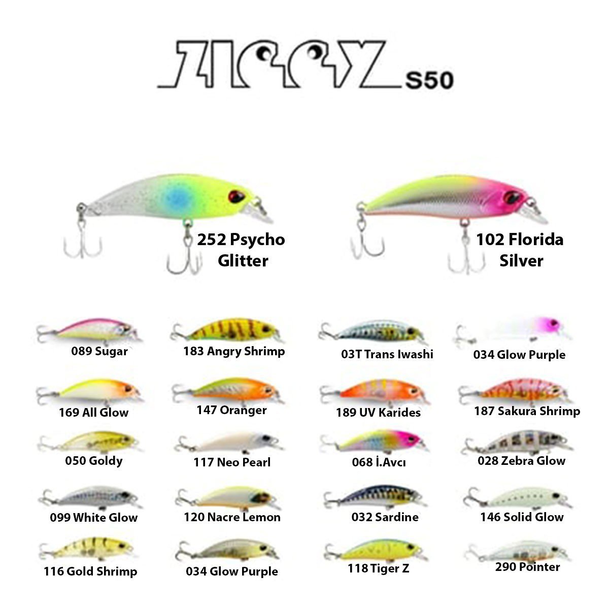 Fujin Ziggy 50mm 3.6gr LRF Maket Balık