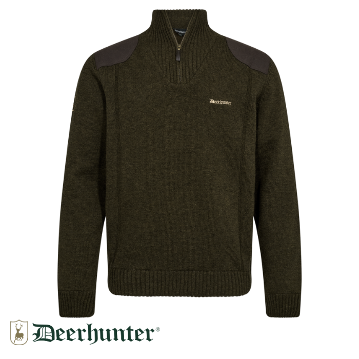 DEERHUNTER Finley Yarım Fermuarlı Kazak L