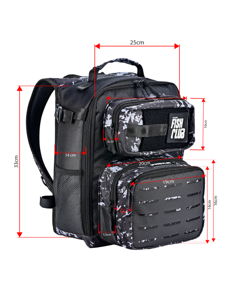 Fujin ProAji Back Pack Brown Camo Balıkçı Sırt Çantası