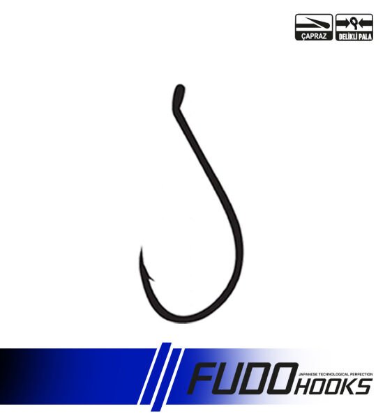 6301 FUDO BEAK #8/0 BLACK NIKEL 2P