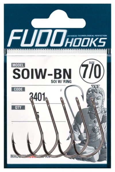 Fudo 3401 Soi Black Nikel İğne 10/0