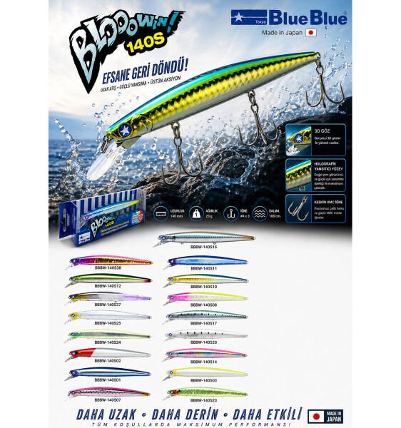 BLOOWIN! 140 SINKING 23G #14