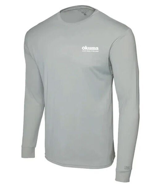 Okuma Aquatek Long Sleeve Sun Shirt Grey