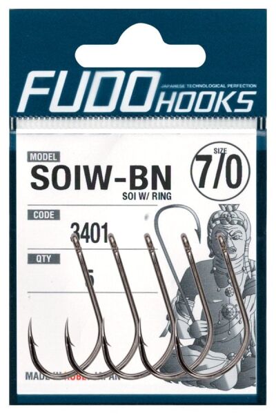 Fudo 3401 Soi Black Nikel İğne 12/0