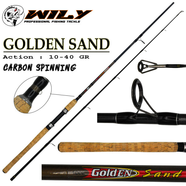 Wily Golden Sand Spin Olta Kamışı 10-40 gr