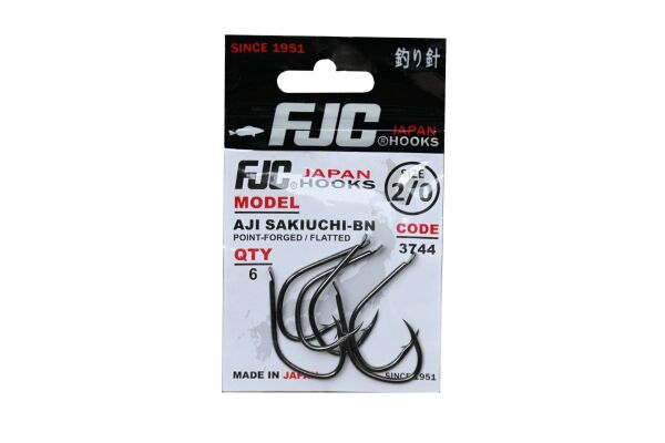 FJC3744 AJI SAKIUCHI  BLACK NIKEL 2/0