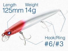 BlueBlue Blooowin! 125F 14G Slim Maket Balık