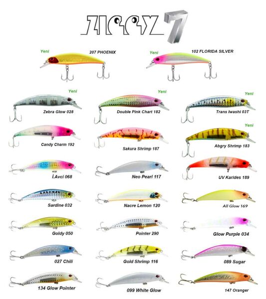 Fujin Ziggy  70mm 9.6gr Sinking LRF Maket Balık