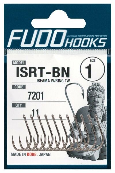 7201 ISEAMA W/RING TW #6/0 BLACK NIKEL 4P