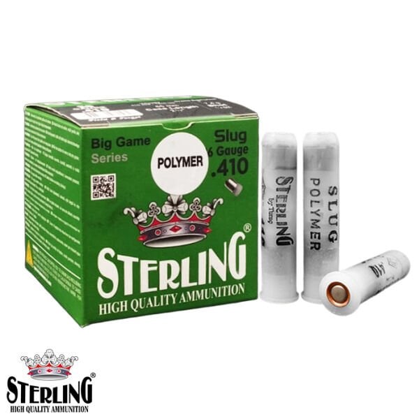 STERLING 36 Cal.POLYMER Slug Tek Kurşun Av Fişeği