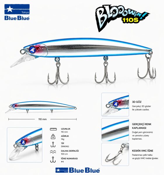 BLOOWIN! 110 SINKING 14G #01