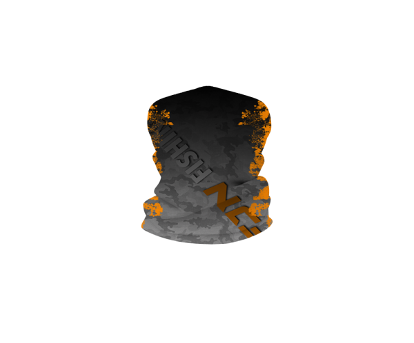Fujin Neck Gaiter Boyunluk Camo Orange