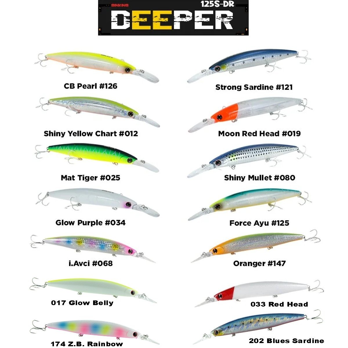 Fujin Deeper 125S-DR Slow Sinking Maket Balık