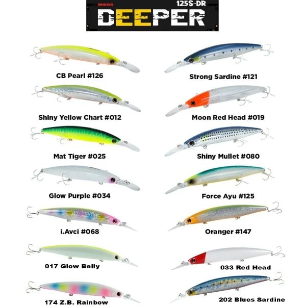 Fujin Deeper 125S-DR Slow Sinking Maket Balık