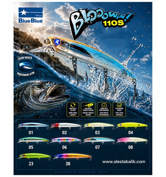BLOOWIN! 110 SINKING 14G #23