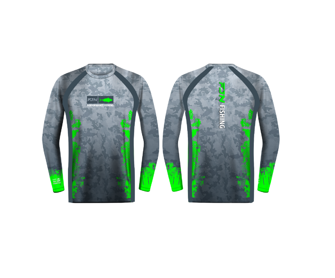Fujin Performance T-Shirt Camo Green