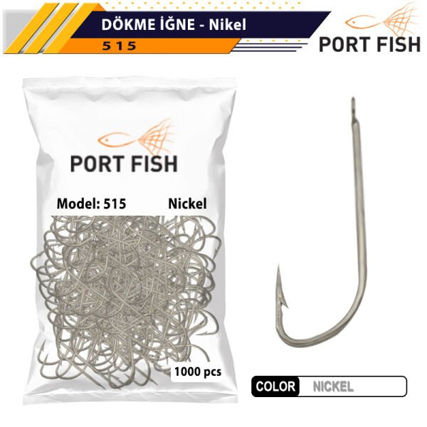 Portfish Dökme Nikel İğne 1000 Li Paket